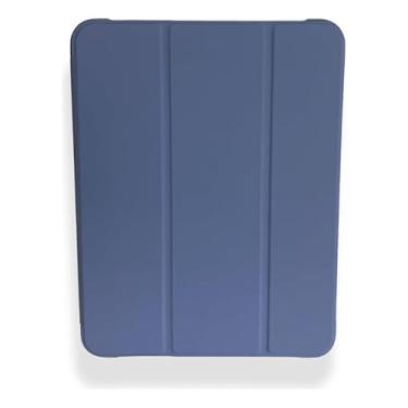 Imagem de Popshope Capa Smart Flip PREMIUM para iPad 10.9" 2022/11" A16 2025, Proteção Anti-Impacto, Suporte para Apple Pencil, Tampa Magnética com Função Sleep (Azul Petróleo)