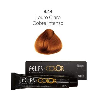 Imagem de Coloração Profissional Felps Color Louro Claro Cobre Intenso 8.44 - 60