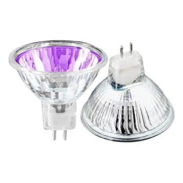 Imagem de Lâmpada Halogena Dicroica Mr16 50W 12V Gu5.3 Roxa - ECP, 12V
