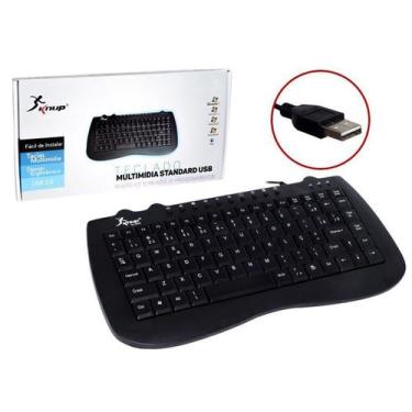 Imagem de Mini Teclado Ergonomico Multimidia KNUP KP-2008 KP-2008 KNUP
