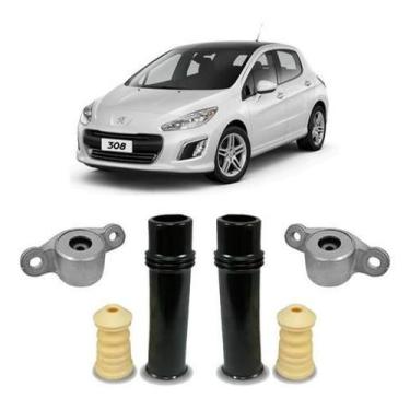 Imagem de Par Kit Do Amortecedor Traseiro Peugeot 308 2012 2013 2014 - Qualykits