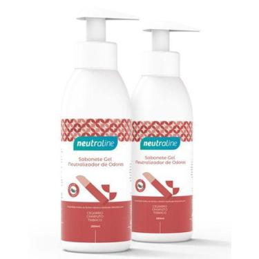Imagem de Kit 2 Sabonetes Em Gel Neutralizadores Cheiro Cigarro - Neutraline