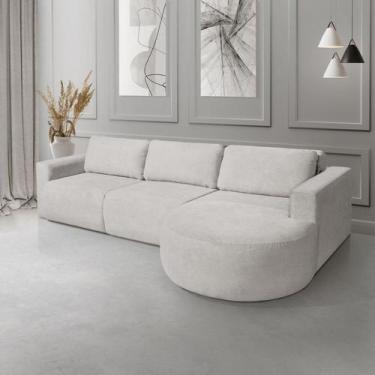 Imagem de Sofá Living Retrátil e Reclinável Encantus 3 Lugares - Konfort King