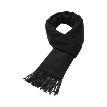 Imagem de Cachecol De Lã De Cashmere Macio E Quente Para Mulheres E Homens, Xale