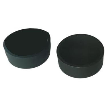 Imagem de Fenteer Caixa de armazenamento de giz de bilhar, suporte para taco de sinuca, recipiente versátil redondo com tampa, acessórios de bolso para jogos esportivos, Redondo