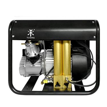 Imagem de TUXING PCP Compressor de Ar Cilindro Duplo, 4500Psi Bomba de Ar de Alta Pressão, Built-in Dois Filtros de Água-Óleo, Bomba Auto-Stop para Pcp Rifles de Ar Garrafas de Mergulho Tanque de