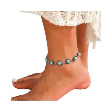 Imagem de Pulseira De Pedras Naturais Étnicas Vintage Boêmia Para Mulheres, Corr