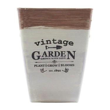 Imagem de Mini Vaso De Planta Cachepot Estampado Decorado 16cm - Gici Casa