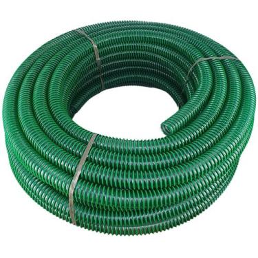 Imagem de Kit Mangueira Sucção Verde Água Duto Flexível 2 Polegadas - 30 Metros 