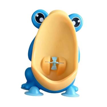 Imagem de Fenteer Mictório para treinamento de penico infantil, prático e leve, montado na parede, com alvo de mira engraçado, para penico infantil, Azul