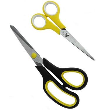 Imagem de Kit Tesoura Multiuso 2 Un Escritório Uso Geral