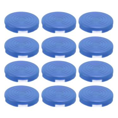 Imagem de aqxreight 12pcs Button Cover Substituição para Kailh Cherry TTC Akko Switches Glorious Fighting Keyboard Protector (Azul)