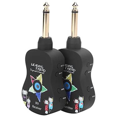 Imagem de Eujgoov GUITAR Wireless System Transmissor Receptor Eletrônico Acessórios para Captadores de Instrumentos Eletrônicos para Graves Elétricos, Plug and Play, Soldagem Ultrassônica, Transmissão de