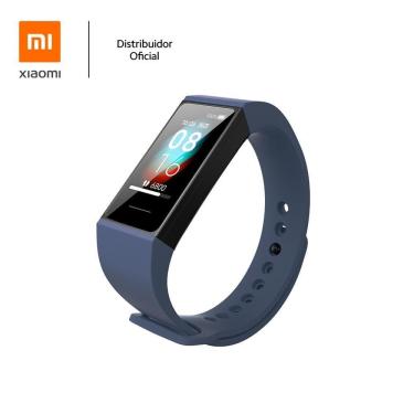 Imagem de Bracelete de silicone para pulseira inteligente Mi band 4C XM, azul 