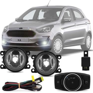 Imagem de Kit Farol Neblina Milha Ká 2019 2020 2021 sem moldura