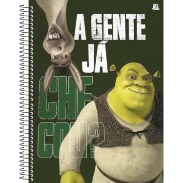 Imagem de Caderno Universitário Animativa, 1 matéria, 80 folhas, Capa Dura, Dreamworks, Pacote com 4