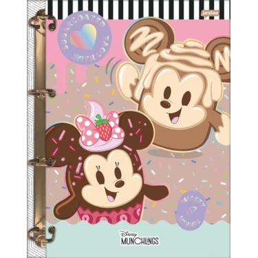 Imagem de Jandaia - Caderno Argolado Cartonado College Disney Munchllings 80 folhas
