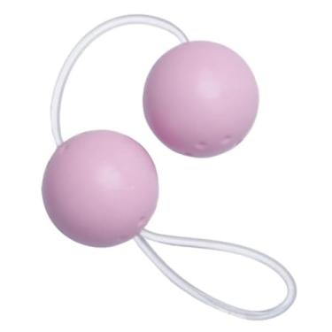 Imagem de Bolinhas De Pompoar Bolas de Pompoarismo com Peso para Saúde Íntima e Prazer Feminino HZ480 (ROSA)