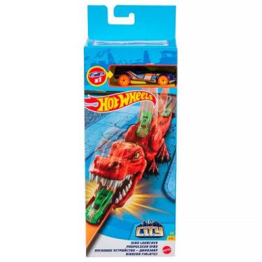Imagem de Pista Hot Wheels City Lançador Nemesis Dinossauro GVF41 GVF42 - Mattel