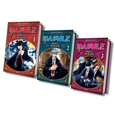 Imagem de Mashle Magia e Músculos Mangá Vol. 1 Ao 3 - KIT Harry Potter Maromba em Português
