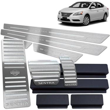 Imagem de Soleira Pedaleira Descanso Sentra 2014/2016 Auto Prata BR
