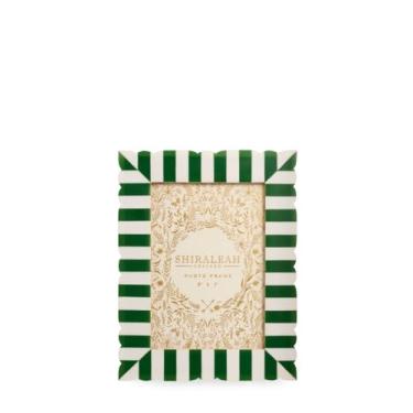 Imagem de Shiraleah Moldura de borda cortada Viva 12,7 cm x 17,8 cm, verde