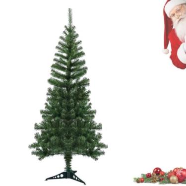 Imagem de Árvore De Natal 180 cm Pinheiro 320 Galhos Resistente Pinheiro De Natal Tradicional Verde Premium