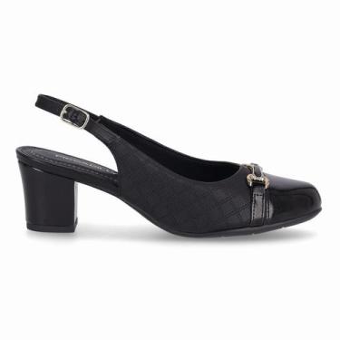 Imagem de Sapato Slingback Laura Salto Médio Preto - PICCADILLY, 37