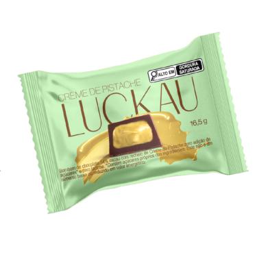 Imagem de Bombom Choco 54% Cacau Pistache Luckau 16,5g