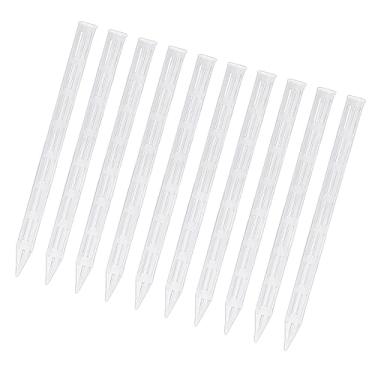Imagem de Baoblaze 10 peças de potes para aeração de solo, tubos de ar cortados no comprimento para evitar excesso de água, profissional, transparente, 0,6 x 10