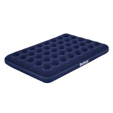 Imagem de Colchão Bestway Camping Casal Inflavel Azul Suporta 300kgs