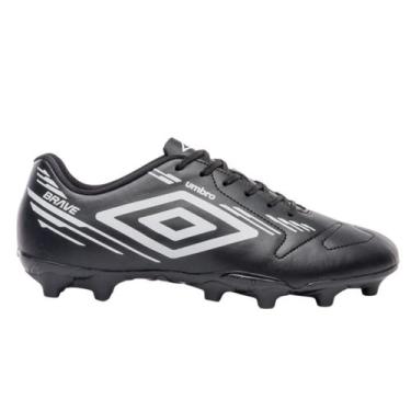 Imagem de Chuteira campo umbro brave u01fb00394, Preto branco, 40