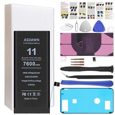 Imagem de Substituição da bateria ASDAWN 7600mAh para iPhone 11 A2221