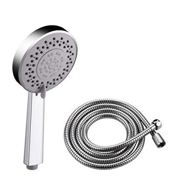 Imagem de WYUYIWH Cabeça de chuveiro pressurizada de mão cabeça de chuveiro pressurizada doméstica cabeça de chuveiro banheiro chuveiro