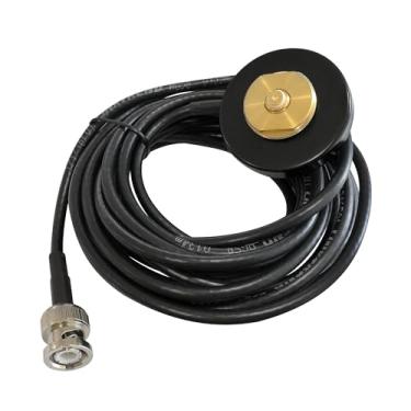 Imagem de Base de antena de montagem magnética NMO com conector BNC 5,2 m RG-58 cabo coaxial carro ônibus táxi antena de rádio móvel