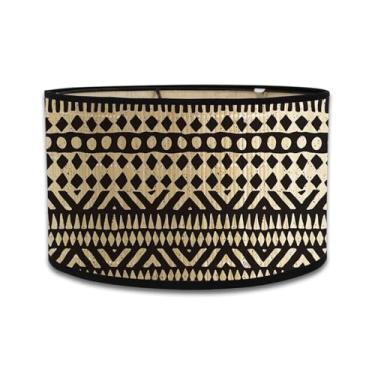 Imagem de lamp shades Substituição de abajures para luminárias de mesa e de chão, suporte para lâmpada E27 com padrão geométrico em bambu(Figure3)