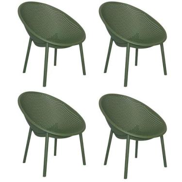 Imagem de Kit com 4 Poltronas para Jardim e Área Externa Drops - Rivatti