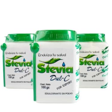 Imagem de Adoçante Stevia Dul-C 100g em pó Natural Importado