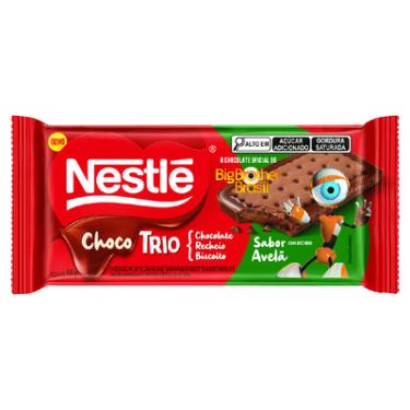 Imagem de TABELTE CHOCOTRIO AVELA 90G NESTLE