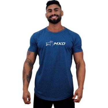 Imagem de Camiseta Longline MXD Conceito Estampada Academia Treino Fit-Masculino