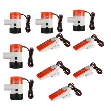 Imagem de Kit 5 Bomba de Porão 1100 GPH 12V 3A Barco + 5 Automático Bomba de Porão SEAFLO 12V 24V 32V ATÉ 20A