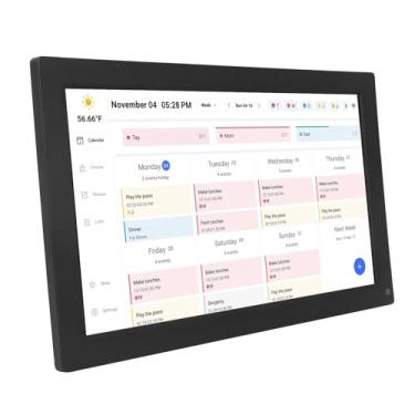 Imagem de Heayzoki Calendário Digital de 15,6 Polegadas, Tela Sensível Ao Toque Interativa HD 1080P, Suporte de Parede para Mesa, Controle de APP, Calendário de Planejador Familiar Digital Com (US Plug)