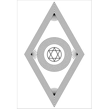 Imagem de Placa Radiestesia Radiônica 15x22 cm - JUSTIÇA DIVINA