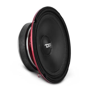 Imagem de DS18 Alto-falante fino PRO-SM6.2 – 16,5 cm, médio alcance, cesta de aço vermelho, potência máxima de 400 W, 200 W RMS, 2 Ohms – alto-falantes de áudio de qualidade premium – resistência à água IP66, perfeito para uso em motocicletas