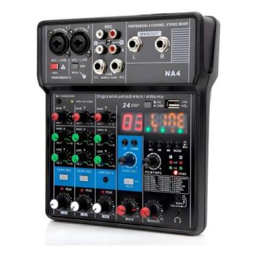 Imagem de Mesa De Som 4 Canais Com Interface USB E 24 Efeitos De Voz - Império d