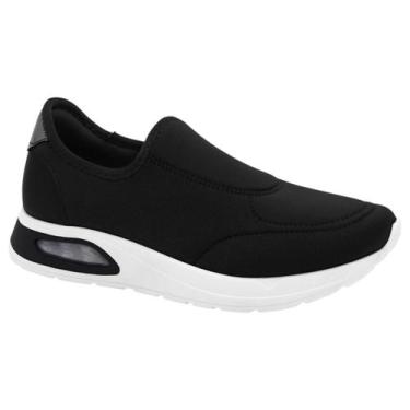 Imagem de Tênis Comfort Slip On Elástico com Amortecedor Leve e Confortável, Pre