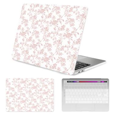 Imagem de Seorsok Compatível com MacBook Pro 33.0 cm Case M2 2023,2022,2021-2016 A2338 M1 A2251 A2289 A2159 A1989 A1708 A1706, elegante sálvia flor de plástico capa rígida e capa de teclado, Blog Ostente floral