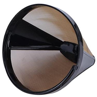 Imagem de Phefop Filtro de café de Cone Permanente Reutilizável, Gotejador de Aço Inoxidável, Malha 800 para Sabor Rico, Ideal para Amantes de café