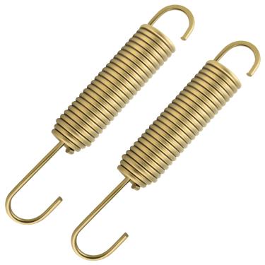 Imagem de okmeetei Pacote com 2 unidades de tratamento extra mais forte mais durável 08320300 mola de tensão, mola de extensão, mola de substituição adequada para cortador de grama Ari-en* Gra-vel* Z-T-X Z-OOM