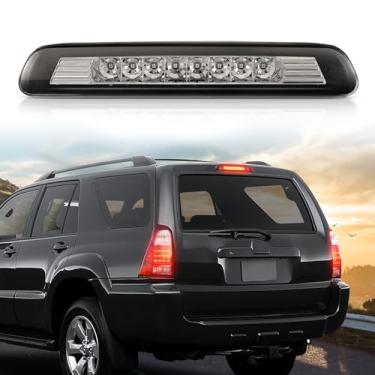 Imagem de Nilight Luz de freio terceira luz de freio de montagem alta, lente fumê compatível com Toyota 4Runner 2003 2004 2005 2006 2007 2008 2009 versão sem spoiler Van SUV lâmpada central traseira da cabine